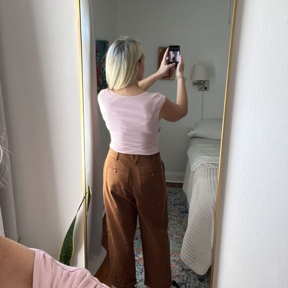 Free‎ People Bodysuit Womens Medium Pink - Picture 4 of 8